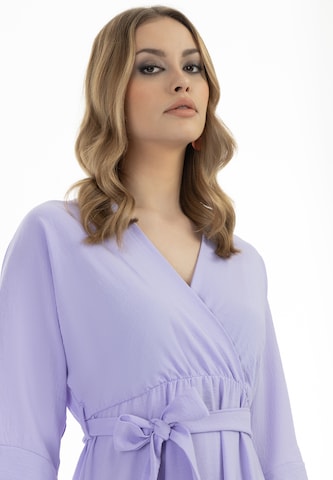 Robe faina en violet