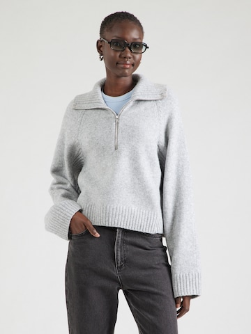Monki Sweater in Grey: front