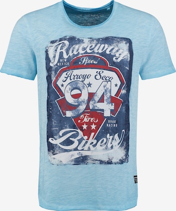 mėlyna Key Largo Marškinėliai 'KLRaceway': priekis