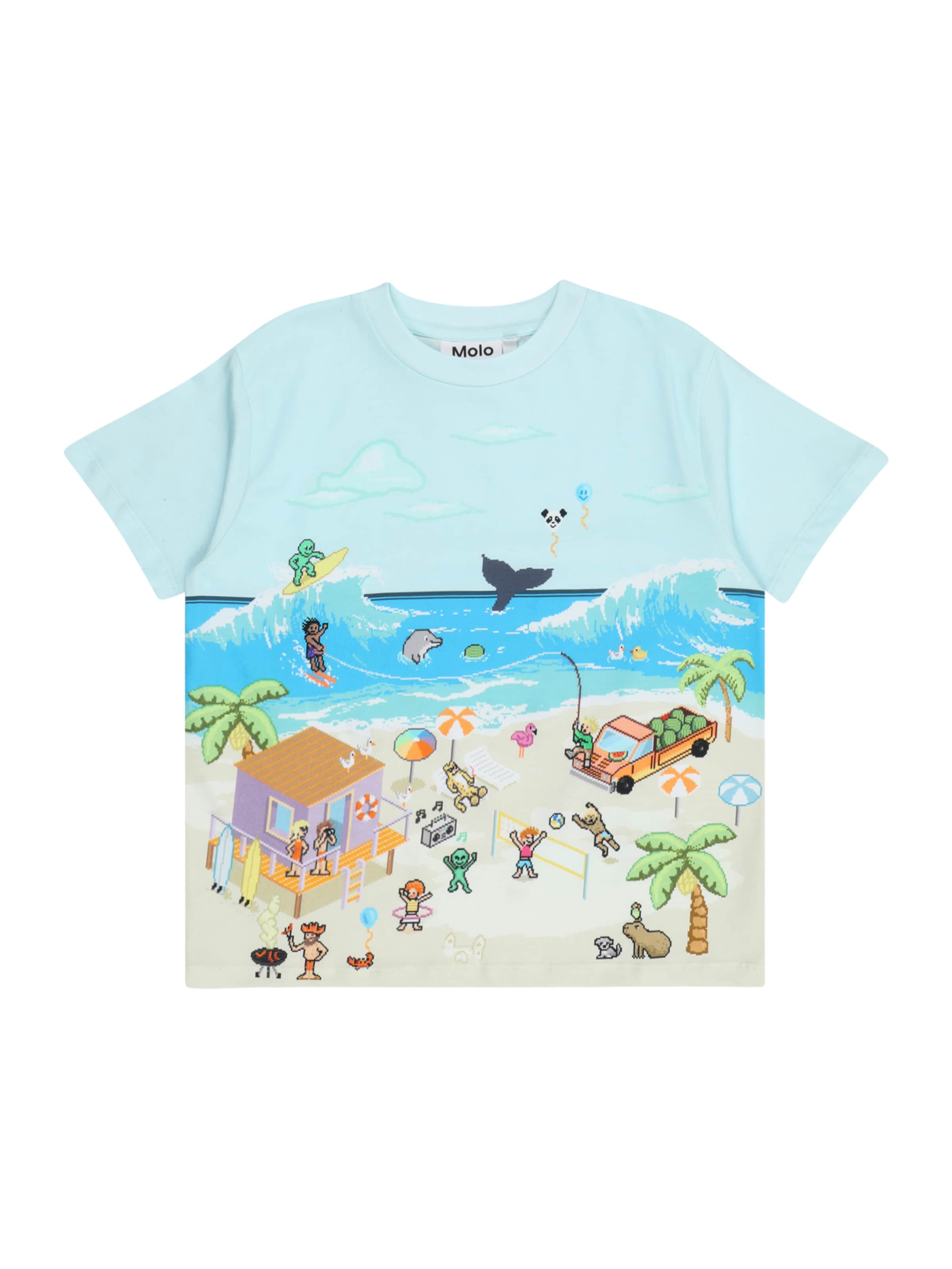 Molo Футболка 'Riley' в Синий: спереди