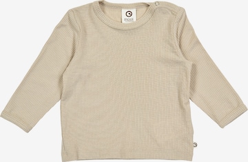 Pull-over Müsli by GREEN COTTON en beige : devant