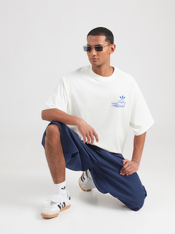 ADIDAS ORIGINALS T-shirt 'RECORD' i vit