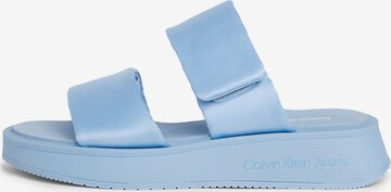 Calvin Klein Jeans Sandaal in Blauw: voorkant