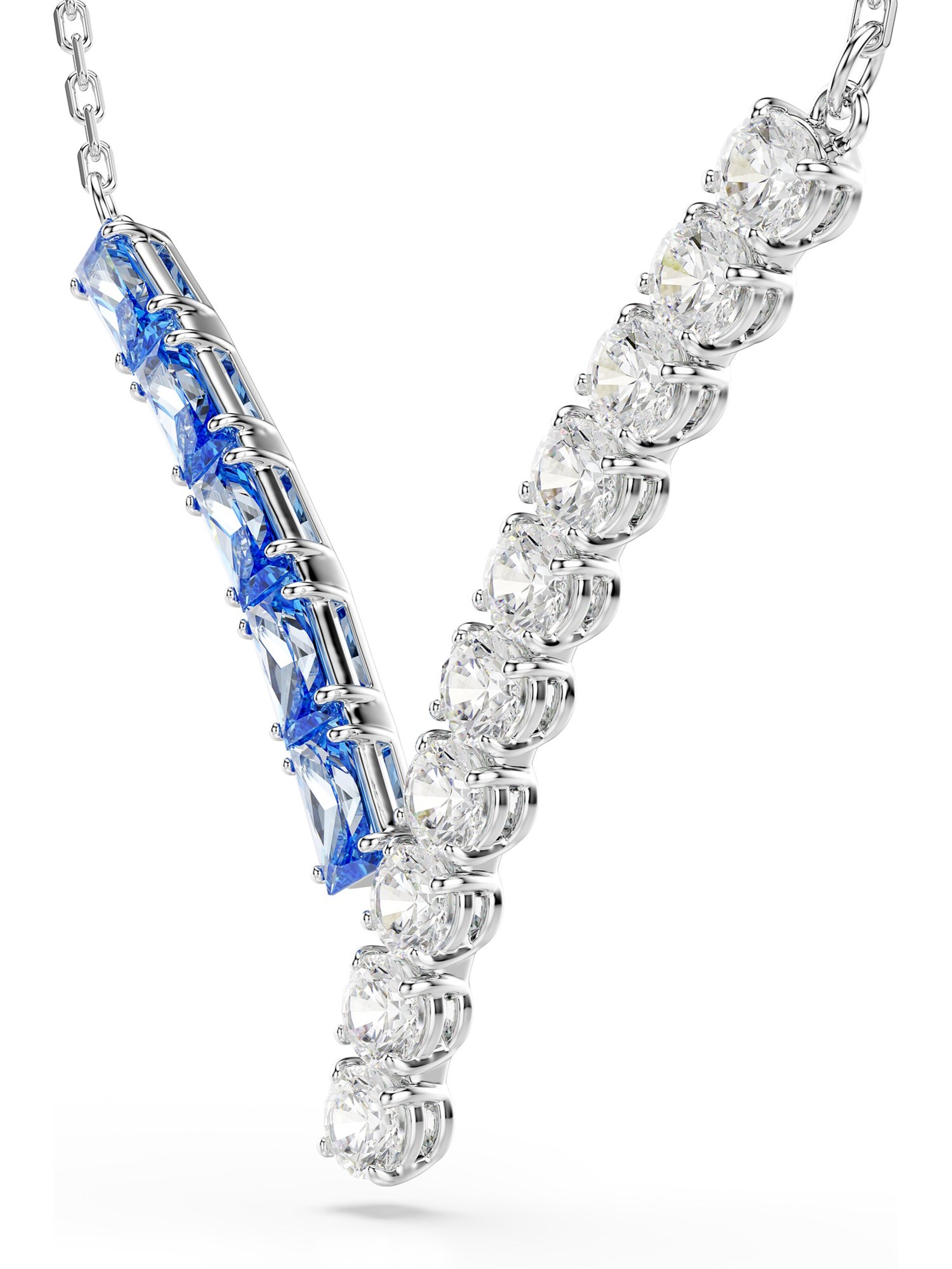 Swarovski Kette in Blau