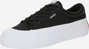 Sneaker low 'Dyer' de la HUGO pe negru: față