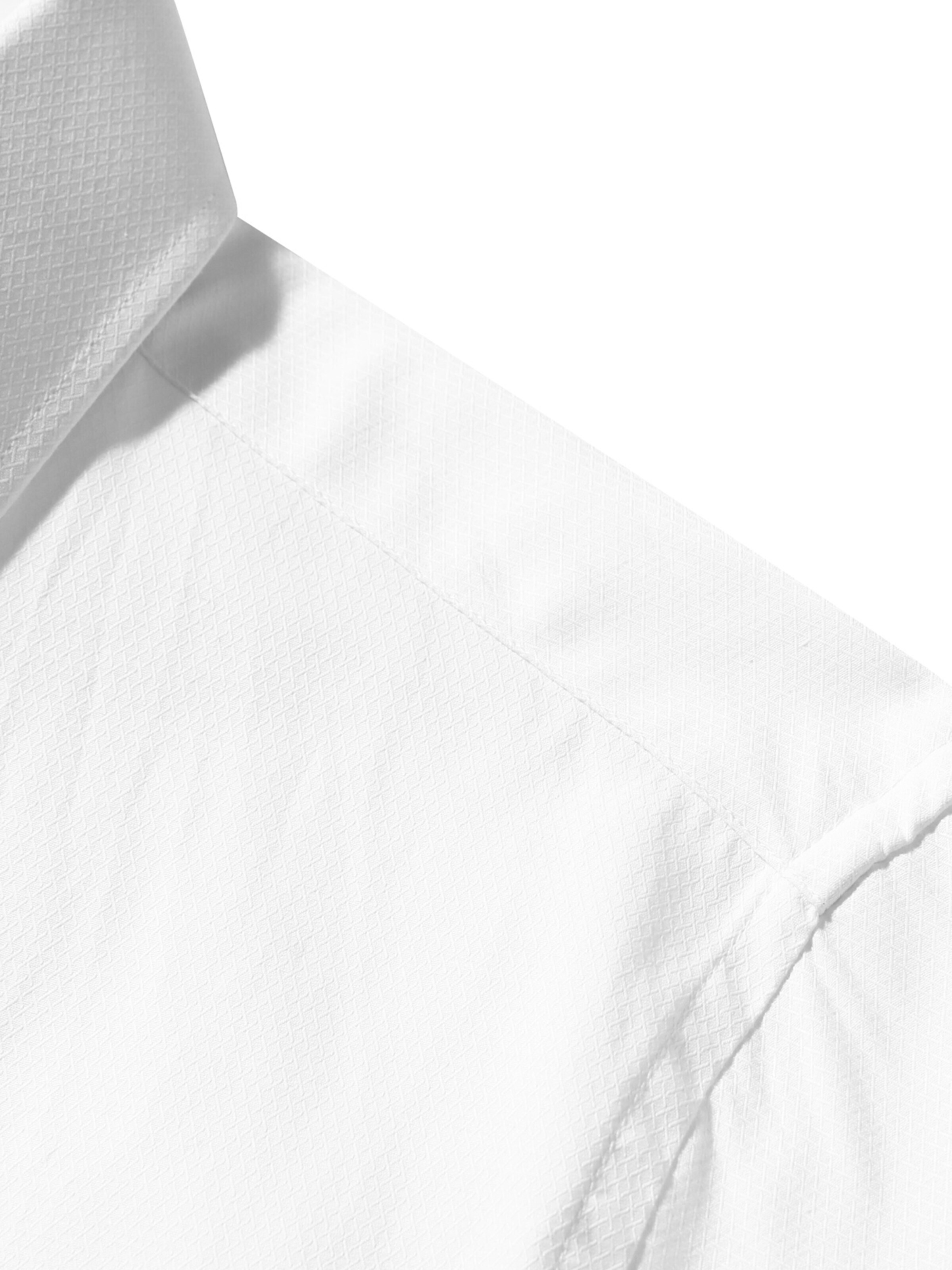 ALLTHEMEN Regular fit Business Shirt 'Naht' in White