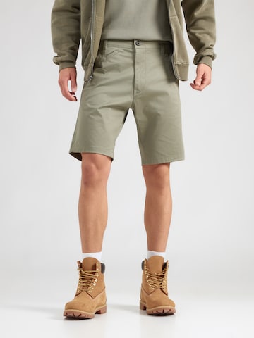 G-STAR Слим фит Панталон Chino 'Bronson 3.0' в зелено: отпред