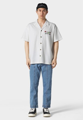 Pas De Monaco Comfort Fit Hemd in Beige