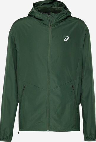 Veste de sport 'ACCELERATE' ASICS en vert : devant