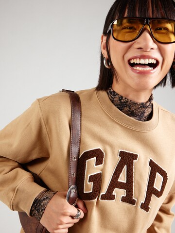 GAP Sweatshirt 'HERITAGE' in Braun