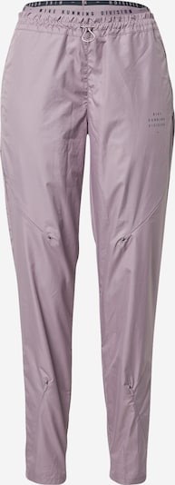 NIKE Pantalon de sport 'Run Division' en mauve, Vue avec produit