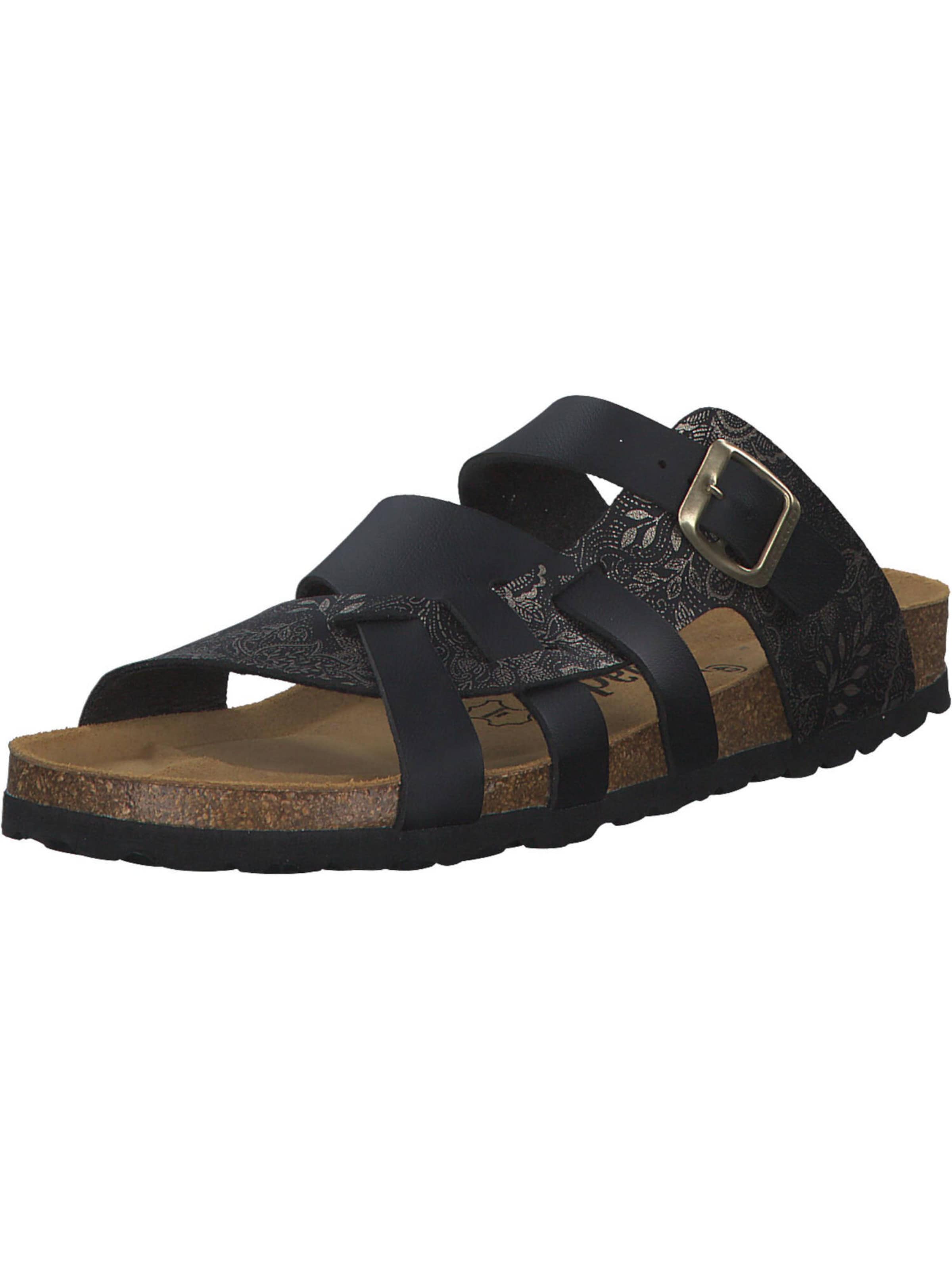 Palado Muiltjes 'Kreta' in Zwart: voorkant