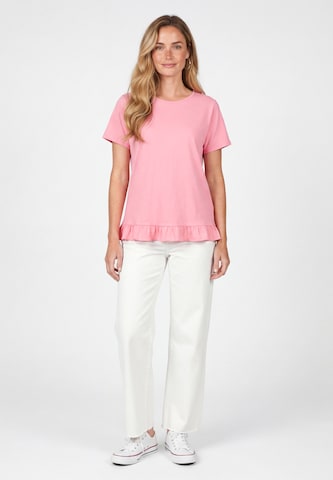 T-shirt usha BLUE LABEL en rose