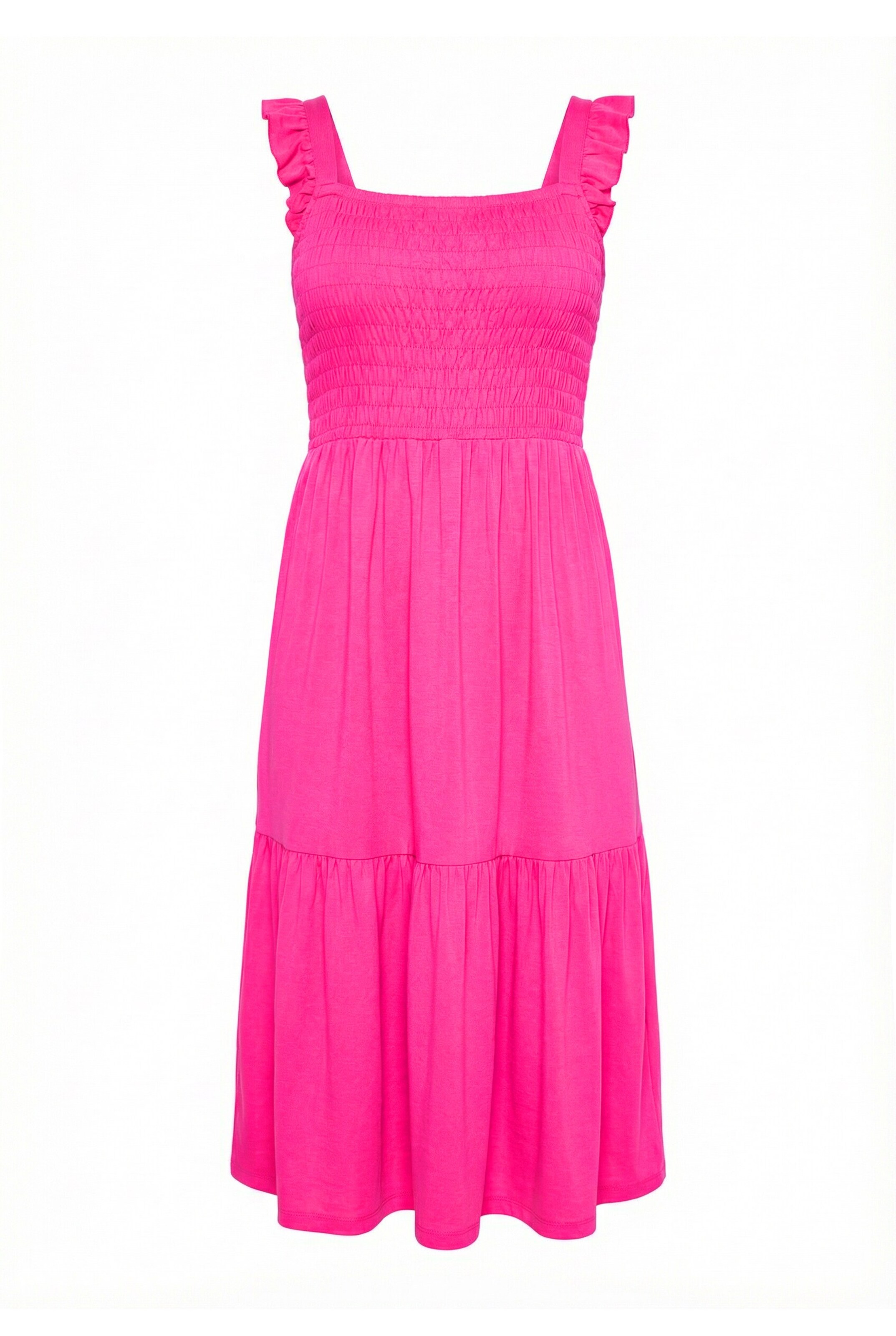 MIAMODA Dress in Pink: front