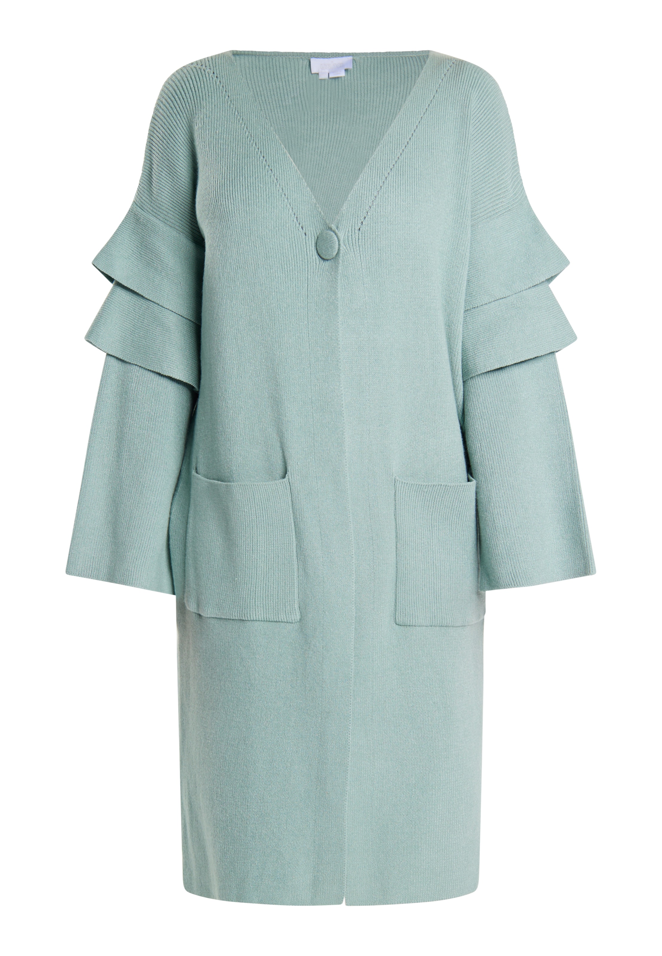 usha WHITE LABEL Cardigan i grøn: forside