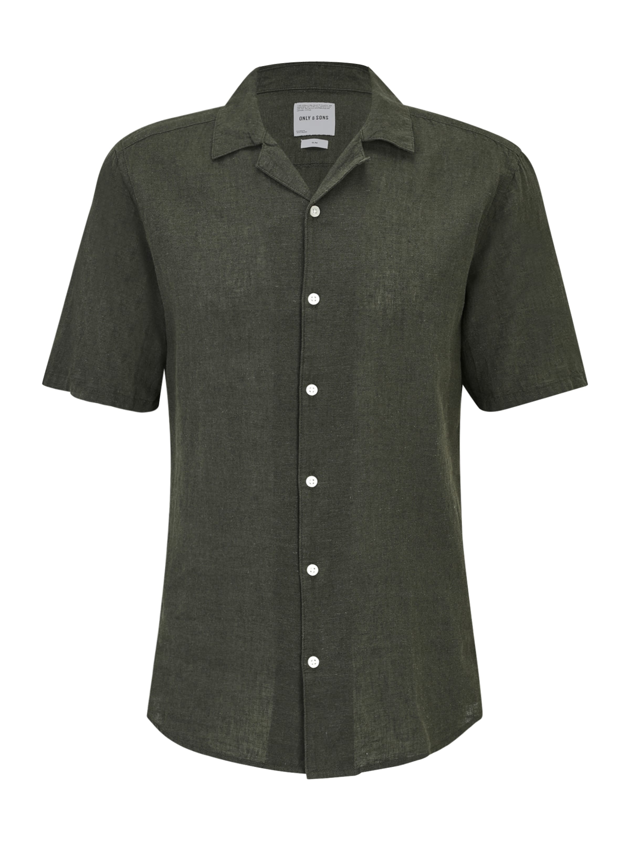 Only & Sons Πουκάμισο 'CAIDEN' σε πράσινο: μπροστά