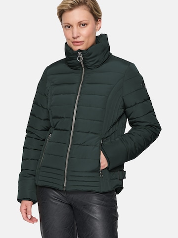 Covered Winter Jacket 'RONJA 2' in Green: front