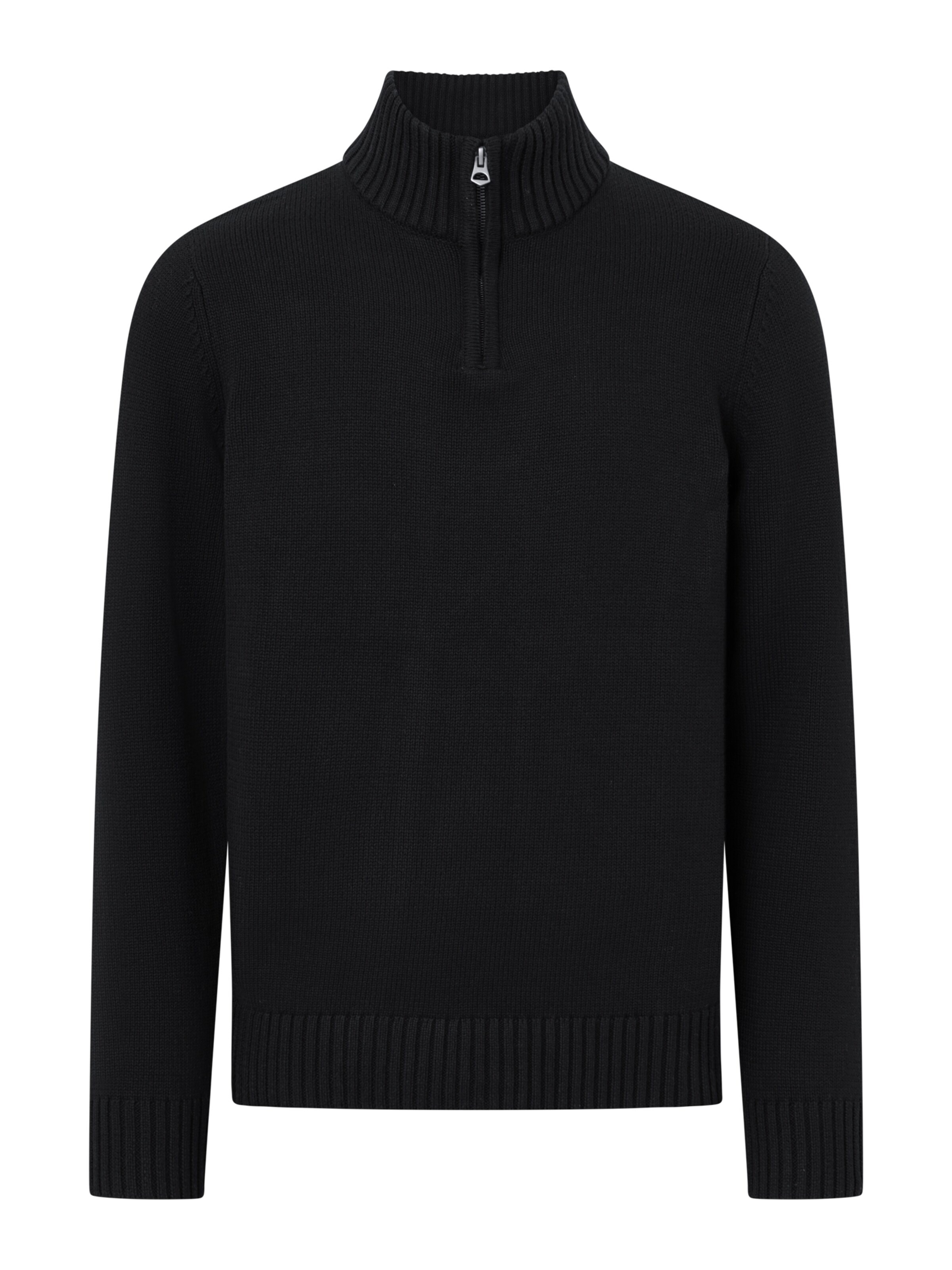 Antargo Sweater 'Jonas' in Black: front
