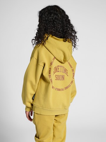 SOMETIME SOON - Sweatshirt 'Luna' em amarelo