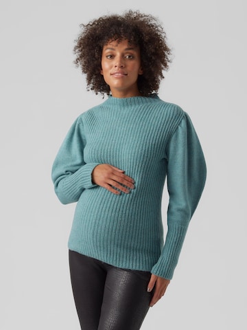 MAMALICIOUS Sweater 'Pippa' in Blue: front