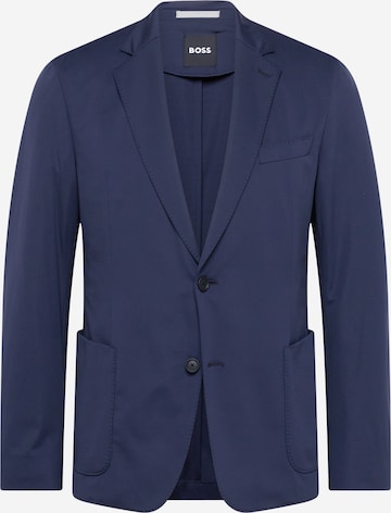 BOSS Black Regular Fit Forretningsjakke 'Hanry' i blå: forside