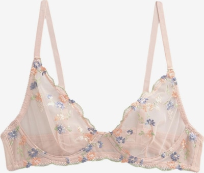 Next Soutien-gorge en lilas / corail / pêche, Vue avec produit