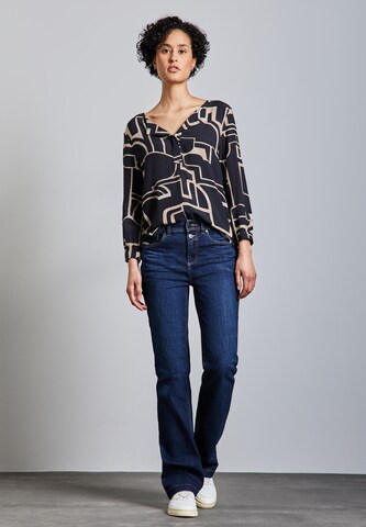 STREET ONE Bluse in Blau