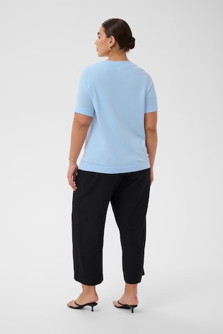 KAFFE CURVE Svetr 'KCLizzy' – modrá