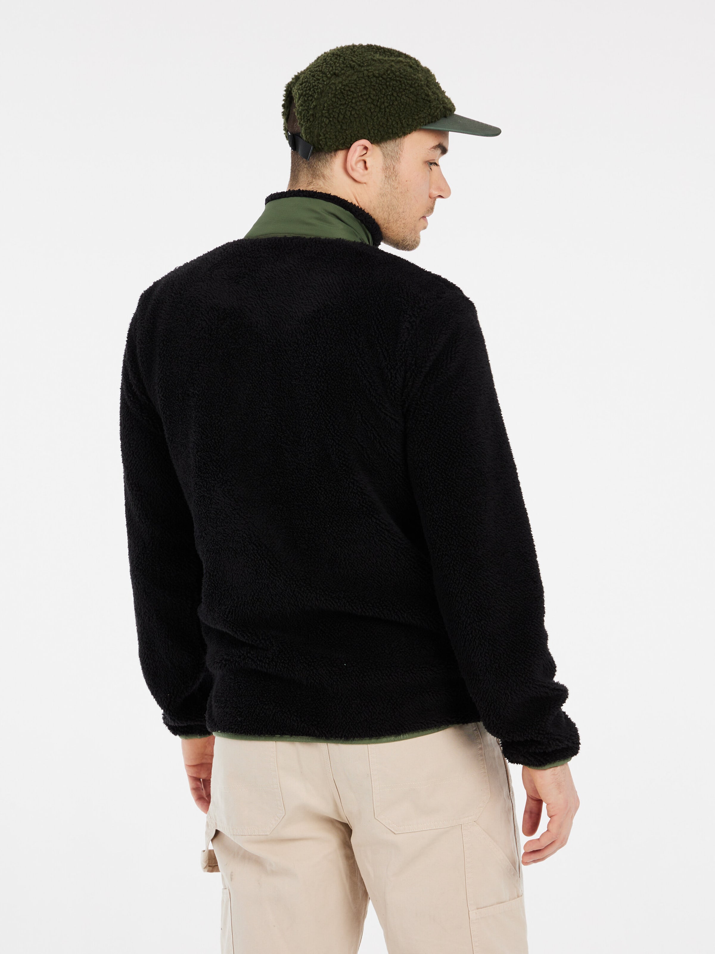 PROTEST Fleecejacke 'PRTLOAD'‌‌‌‌‌‌‌‌ in Schwarz