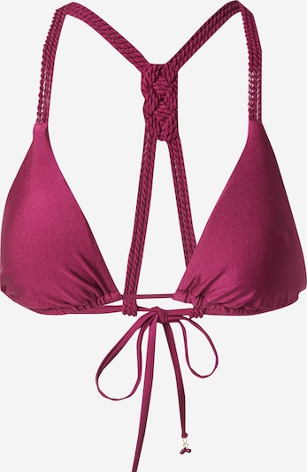 Bikinio viršutinė dalis 'Marrakech' iš Hunkemöller, spalva – uogų spalva, Prekių apžvalga