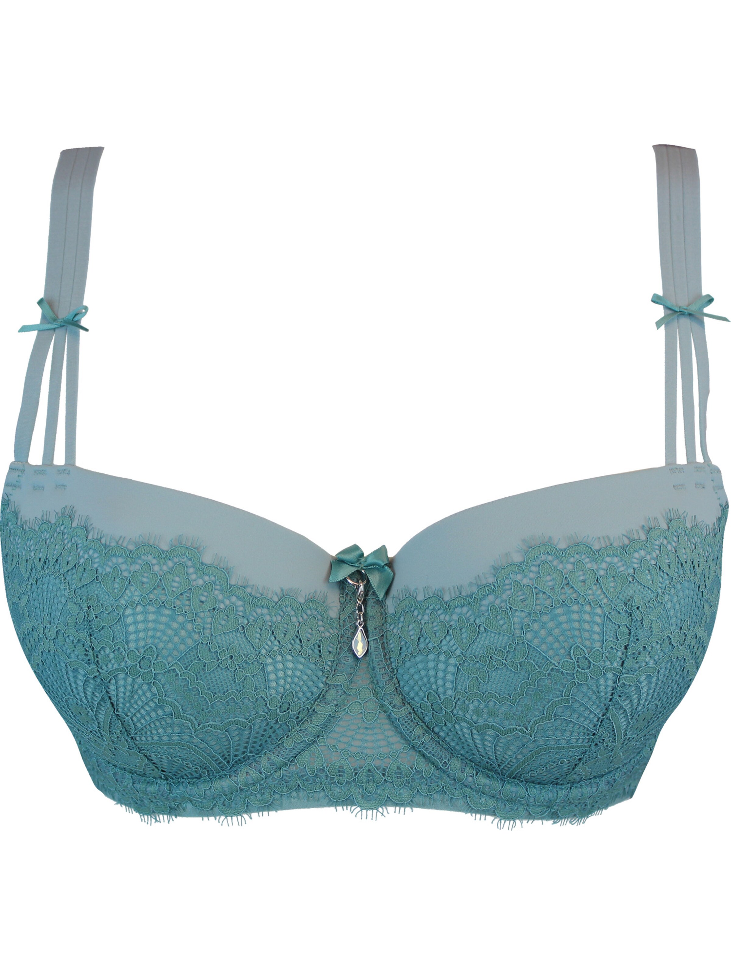 SugarShape Balconette BH 'Jill' in Groen: voorkant