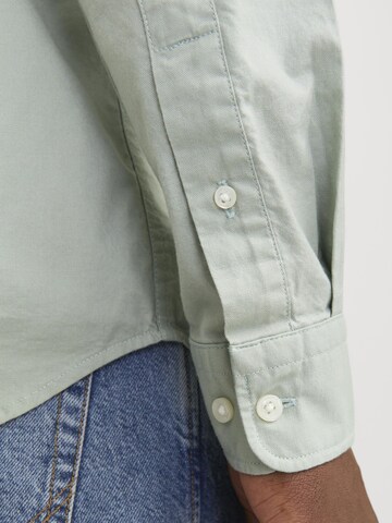 JACK & JONES Regular fit Button Up Shirt 'JPRBLUBrook' in Green