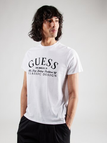 GUESS - Camiseta 'CLASSIC' en blanco: frente