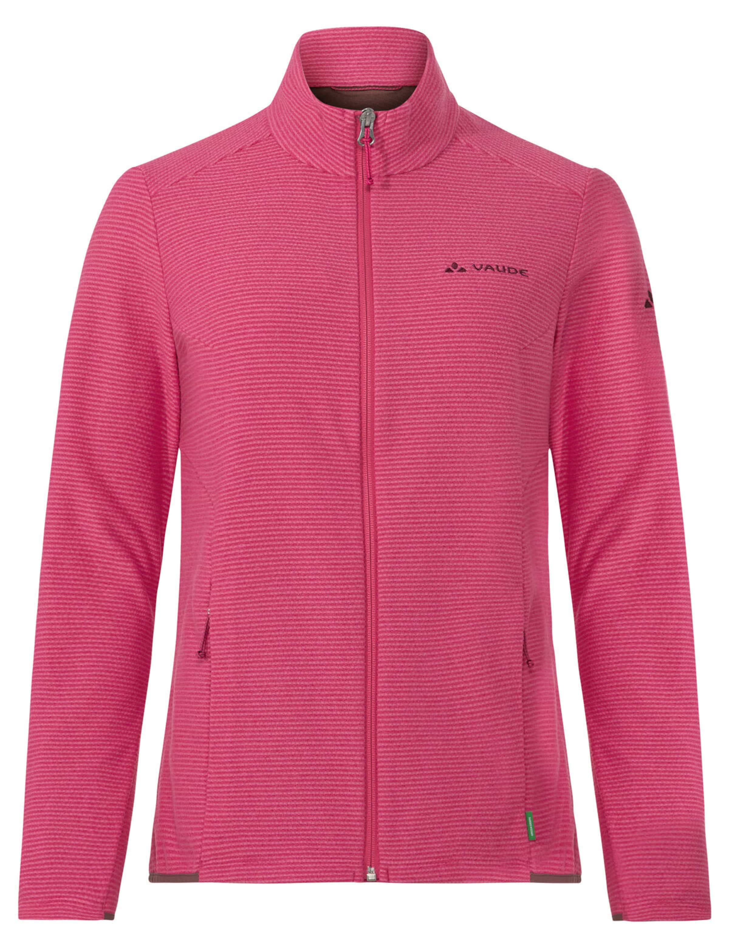 VAUDE Functionele fleece jas 'Strathcona' in Roze: voorkant