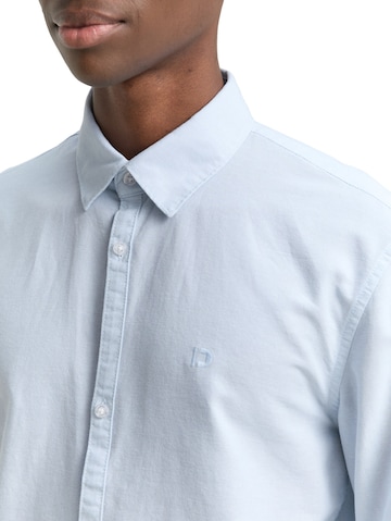 Coupe regular Chemise TOM TAILOR DENIM en bleu