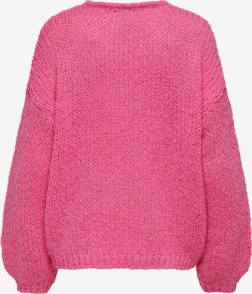 ONLY Pullover 'Nordic' i pink