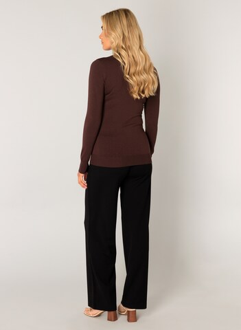 BASE LEVEL Sweater 'Yuen' in Brown