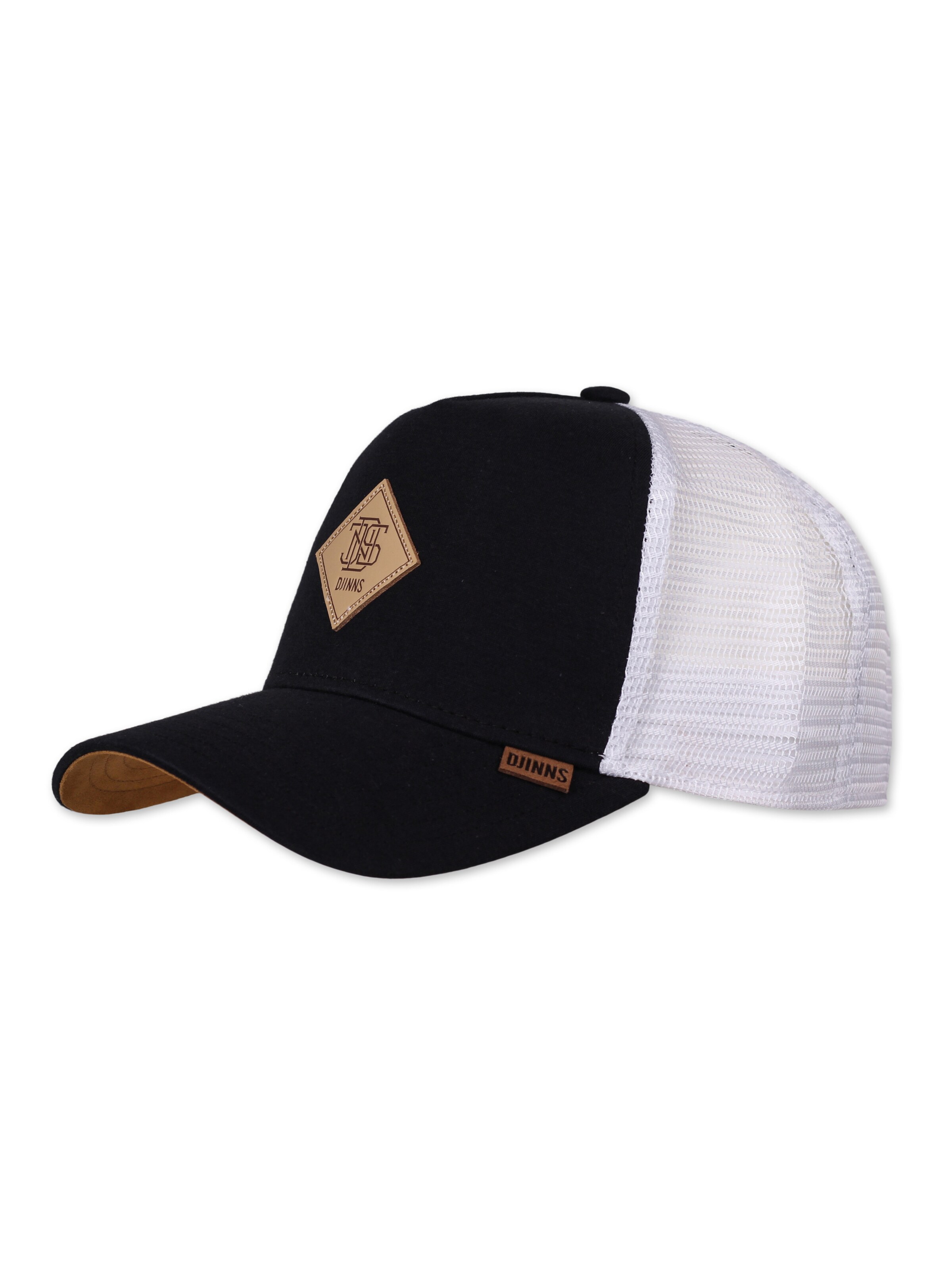 Cappello da baseball di DJINNS in nero: frontale