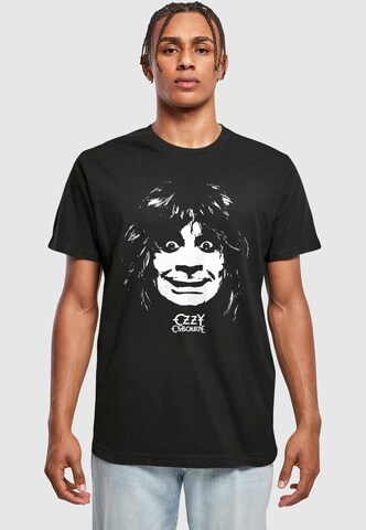 Merchcode Shirt 'Ozzy Osbourne - Madman' in Zwart: voorkant