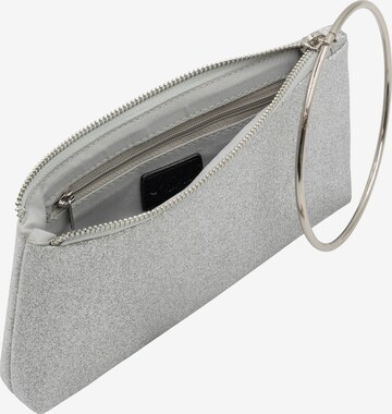 faina Clutch in Silber