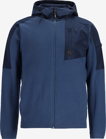 Vestes en maille 'Kobe Zip' CHASIN' en bleu : devant