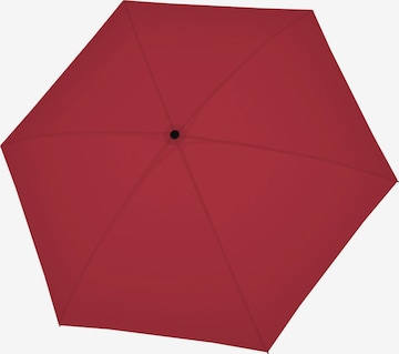 Parapluie 'Fiber Micro Flat ' Doppler en rouge : devant