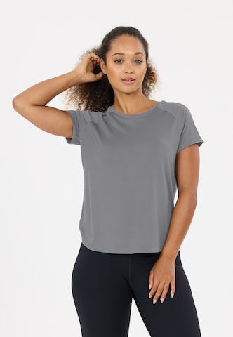 Athlecia Performance shirt 'Gaina V3' in Grey: front