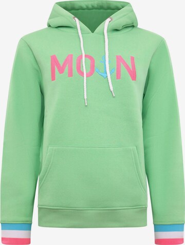 Zwillingsherz Sweatshirt 'Rahel' in Green: front