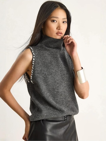 Bianco Lucci Gebreide top in Grijs