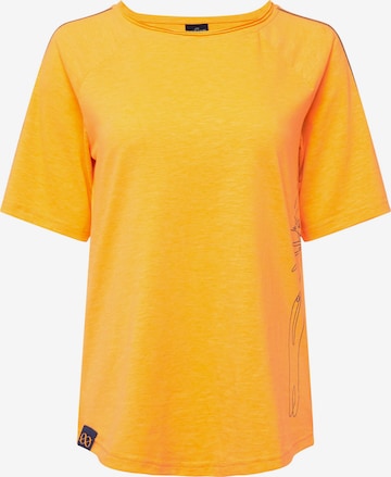 T-shirt LAURASØN en orange : devant