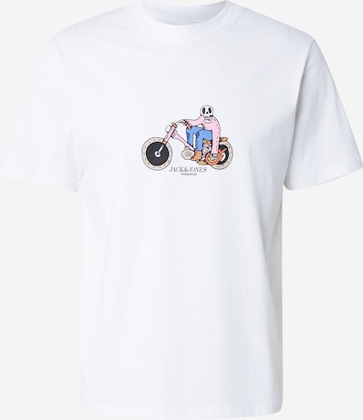 JACK & JONES Majica 'JORCATSKILLS SKULL' u plava / roza / bijela, Pregled proizvoda