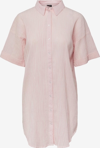 PIECES Košilové šaty 'Terra' – pink: přední strana