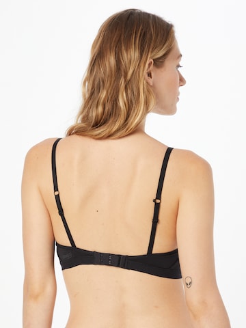 SLOGGI T-shirt Bra 'WOW Comfort 2.0' in Black