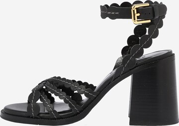 See by Chloé Páskové sandály 'KADDY' – černá